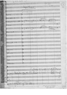 Sinfonie Nr.10 'France': Teil III 'Elégie française – Partitur by Ernst Levy