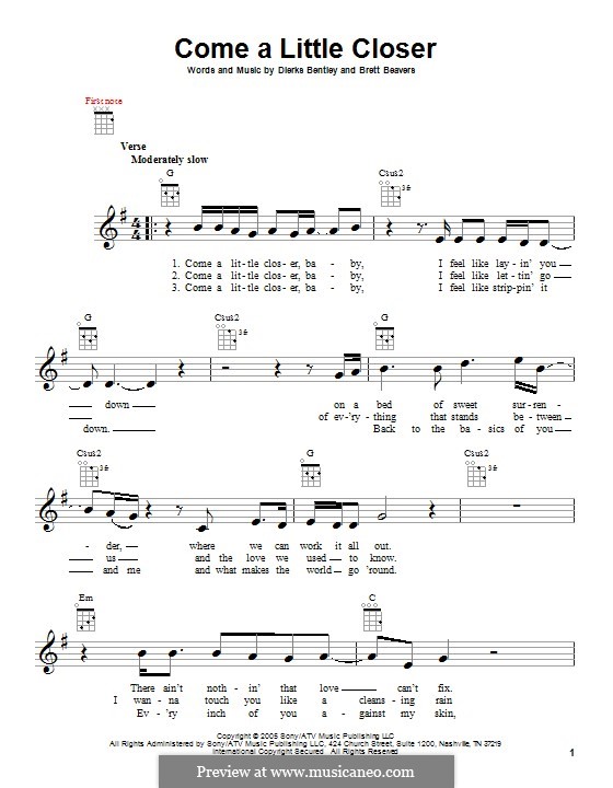 come a little closer chords dierks bentley come a little closer chords dierks bentley