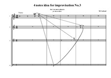 4 notes idea for improvisation: Nr.3, MVWV 798C by Maurice Verheul