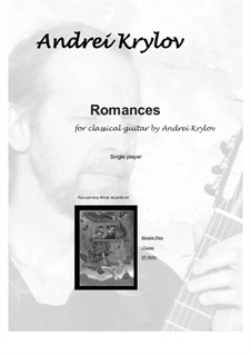 7 Romances for classical guitar. Two for violin and guitar: 7 Romances for classical guitar. Two for violin and guitar by Andrei Krylov