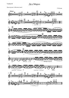 Nr.12 Knecht Ruprech: Orchestration – violins II part by Robert Schumann