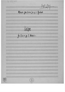 Walzer für Klavier: Walzer für Klavier by Ernst Levy