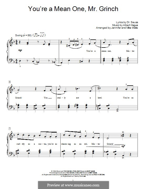 Grinch ноты. Grinch ноты.