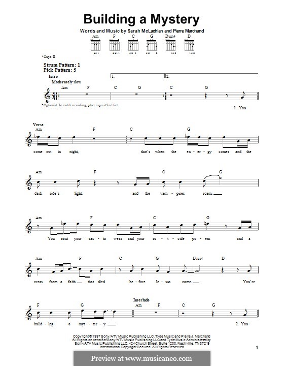 Building a Mystery: Für Gitarre by Pierre Marchand