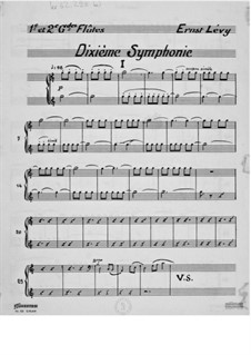 Sinfonie Nr.10 'France': Stimmen by Ernst Levy