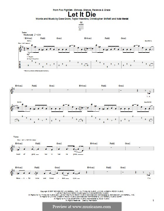 Let It Die (Foo Fighters): Let It Die (Foo Fighters) by Christopher Shiflett, David Grohl, Nate Mendel, Taylor Hawkins
