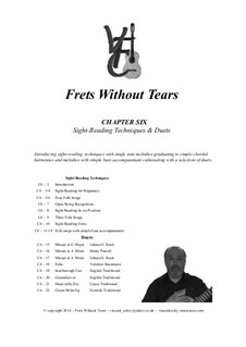 Frets Without Tears: Chapter Six - Sight-Reading Techniques & Duets by Johann Sebastian Bach, Henry Purcell, folklore, Valentin Haussmann, Vincent Coley