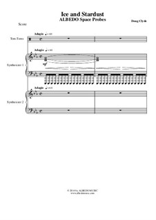 Albedo Space Probes: Ice and Stardust (Full Score and Parts), AMSM90 by Doug Clyde