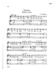 Susanna, HWV 66: Beneath the Cypress' Gloomy Shade by Georg Friedrich Händel