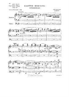 Christi Død og Opstandelse (Der Tod und die Auferstehung Christi), Op.54: Nr.3 Ostermorgen by Otto Malling