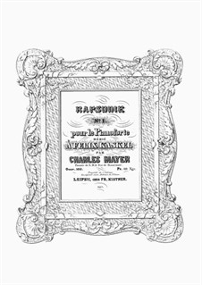 Rapsodie No.1, Op.103: Rapsodie No.1 by Charles Mayer