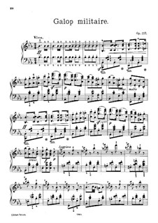 Galop Militaire, Op.117: Für Klavier by Charles Mayer
