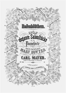 Rosenblüthen. Zwölf elegante Salonstücke, Op.202: No.4 Spanisches Fischer-Lied by Charles Mayer