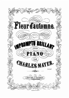 Fleur d'Automne. Impromptu Brillant, Op.299: Fleur d'Automne. Impromptu Brillant by Charles Mayer