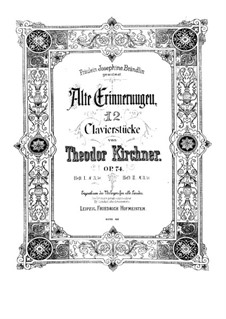 Alte Erinnerungen, Op.74: Buch I by Theodor Kirchner