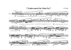 7 Umbra morti for Tuba: Nr.7, MVWV 559 by Maurice Verheul