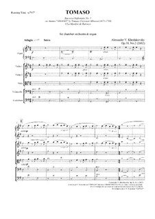 Tomaso, Op.38 No.2: Tomaso by Alexander Khodakovsky