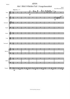Aton: Teil 14 - Ballett - Ausgelassenheit holzbläser, streicher, klavier, harfe, timpani by David W Solomons