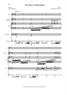 The Boar of Brinnhard: Vocal version by David W Solomons