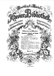 Sinfonie Nr.4 in d-Moll, Op.120: Version für zwei Klaviere, achthändig – Klavierstimme II by Robert Schumann