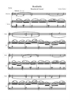 Rondinella: Für Mandoline und Klavier by Stellario Cambria