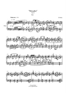 Mosaiks, Op.14: Mosaiks by Evgeni Orkin