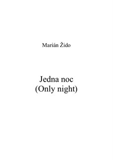 Jedna noc (Only night): Jedna noc (Only night) by Majo Žido