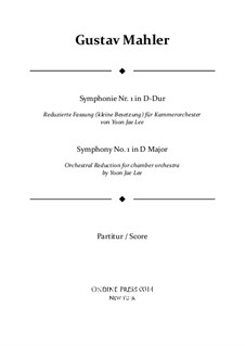 Sinfonie Nr.1 in D-Dur 'Der Titan': Partitur by Gustav Mahler