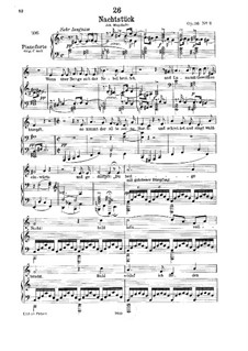 Nachtstück, D.672 Op.36 No.2: Für tiefe Stimme und Klavier by Franz Schubert