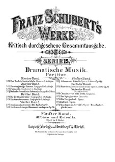 Alfonso und Estrella, D.732: Akt I by Franz Schubert