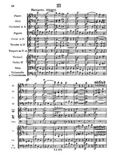 Sinfonie Nr.1 in D-Dur, D.82: Teil III by Franz Schubert