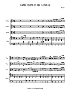 Battle Hymn of the Republic: For quartet by William Steffe