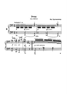 Nr.6: Für Klavier by Johann Friedrich Burgmüller