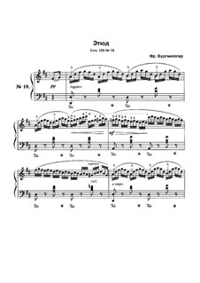 Etüde Nr.18: Für Klavier by Johann Friedrich Burgmüller