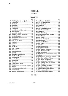 Lieder für Stimme und Klavier: Band VI, Teil II by Franz Schubert