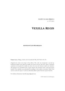Vexilla Regis: Vexilla Regis by Estêvão de Brito