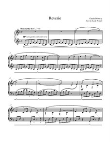 Rêverie, L.68: Für Klavier by Claude Debussy