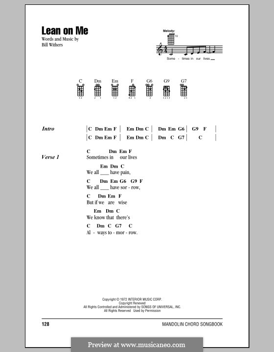 Vocal version: Für Stimme und Klavier (oder Gitarre) by Bill Withers