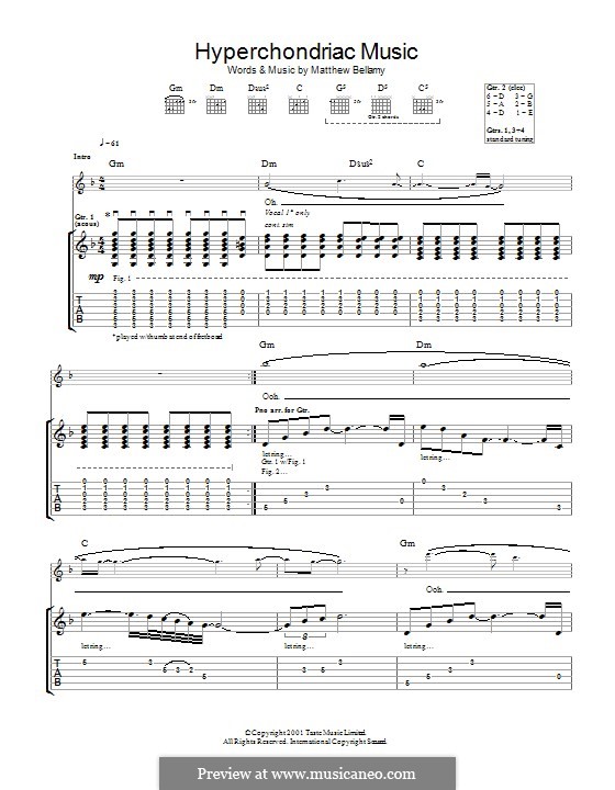 Hyper Chondriac Music (Muse): Hyper Chondriac Music (Muse) by Matthew Bellamy