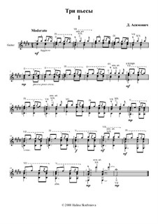 Three Pieces: Drei Stücke by Denis Asimowitsch