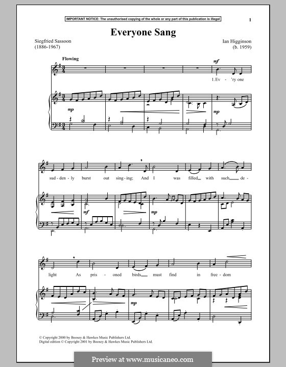 everyone piano sheet music everyone piano sheet music