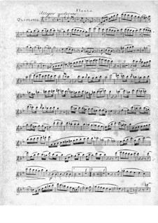 Quartett für Flöte und Streicher Nr.1 in g-Moll, Op.71: Flötenstimme by Traugott Maximilian Eberwein