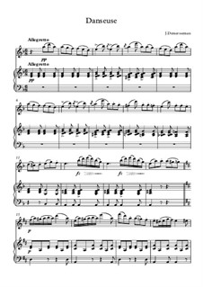 Danseuse: Für Flöte und Piano by Jules Demersseman