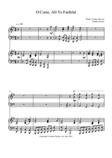 Piano version: Version für zwei Klaviere, vierhändig by John Francis Wade