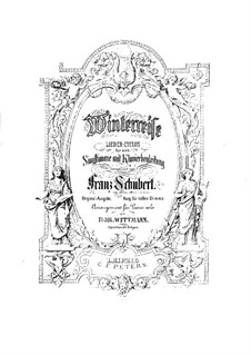 Vollständiger Zyklus: Für Klavier by Franz Schubert