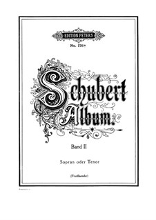 Lieder für Stimme und Klavier: Band II, Teil I by Franz Schubert