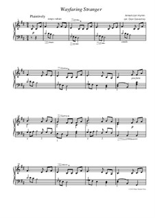 Wayfaring Stranger: Für Klavier by folklore