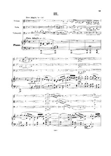 Klavierquartett in F-Dur, Op.15: Teile III-IV by Charles Villiers Stanford