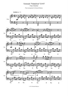 Nr.4 Ständchen: Erleichterte Bearbeitung by Franz Schubert