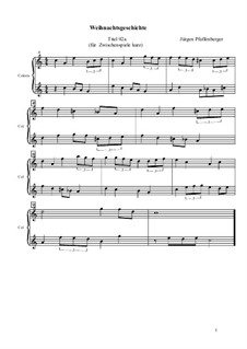 Die Weihnachtsgeschichte nach Charles Dickens: Zwischenspiel kurz, Op.01.02a by Jürgen Pfaffenberger